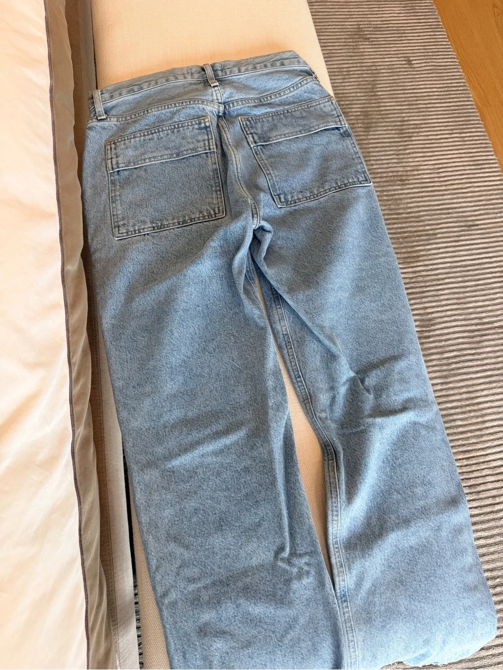 Agolde High-Rise Light Blue Denim Jeans